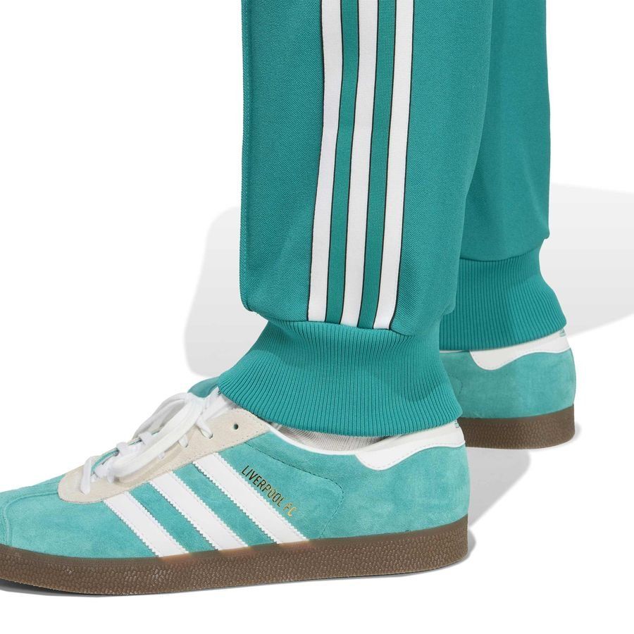 Liverpool Training Trousers Terrace Icons - Sea Green/White - Men's-SoccerKits Hub | Buy Soccer Jerseys Online